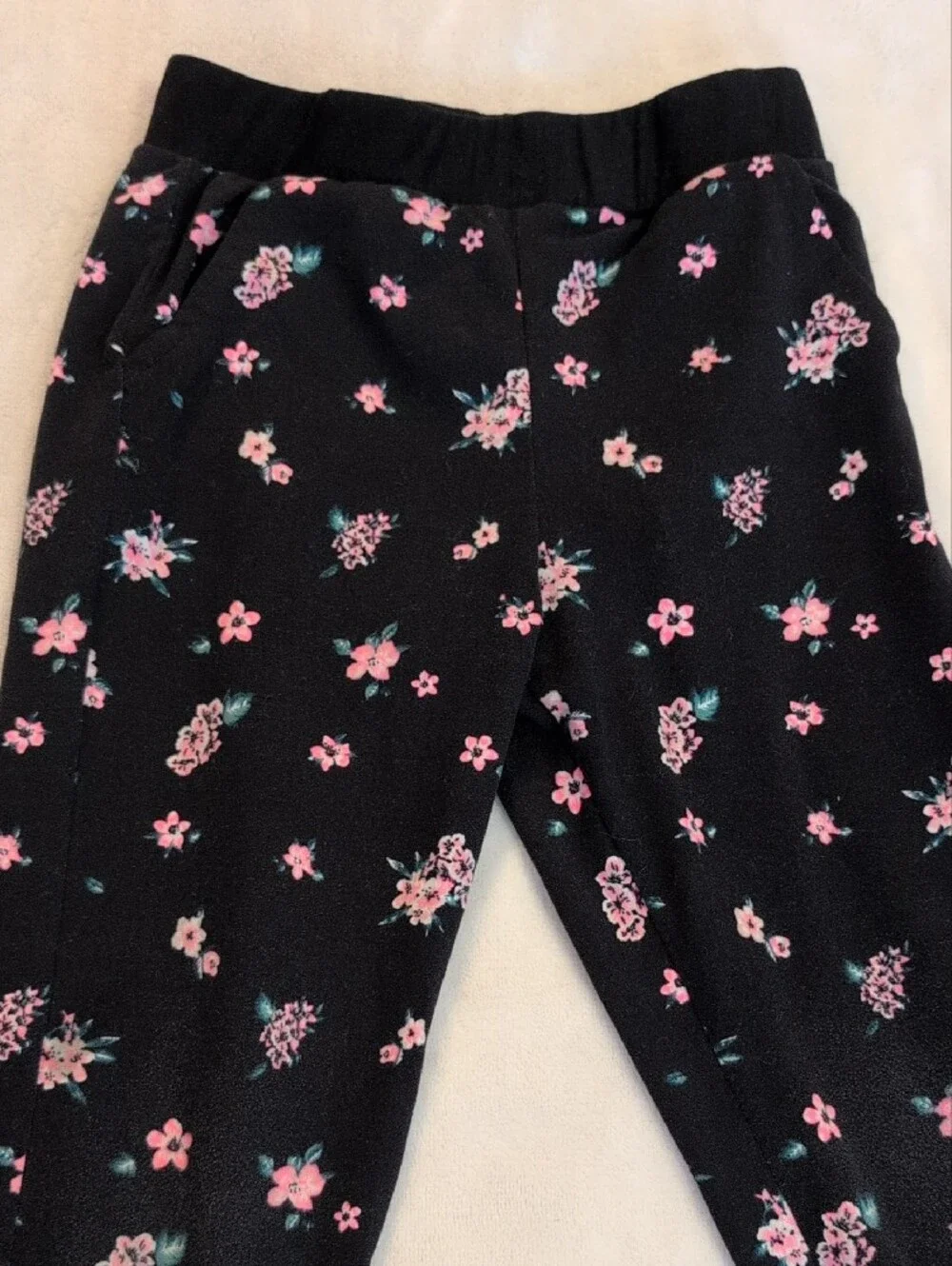 Girls Size 7 Leggings Bundle Carter's Gray & Floral Print 2-Pack